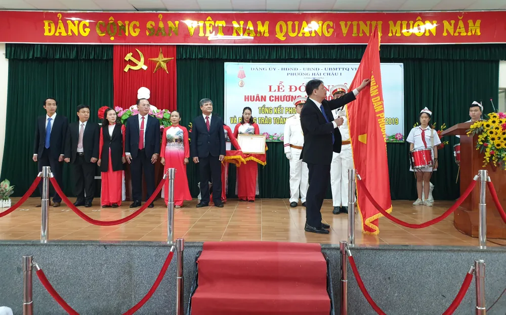 Phường Hải Châu 1 đón nhận Huân chương Lao động hạng Ba ảnh 1
