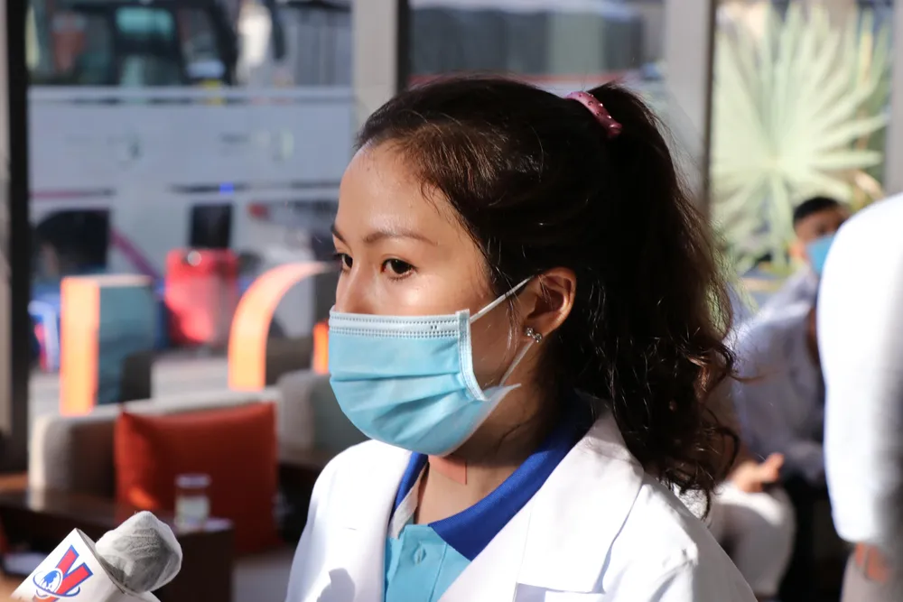 Đoàn y bác sĩ Bình Định ra hỗ trợ Bệnh viện dã chiến Tiên Sơn ảnh 2