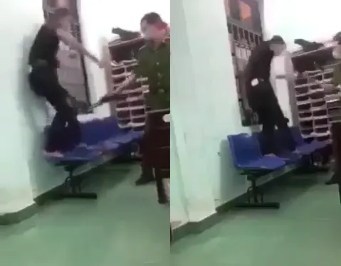 Đình chỉ công tác một công an phường để làm rõ việc dí roi điện vào nam thanh niên ảnh 1