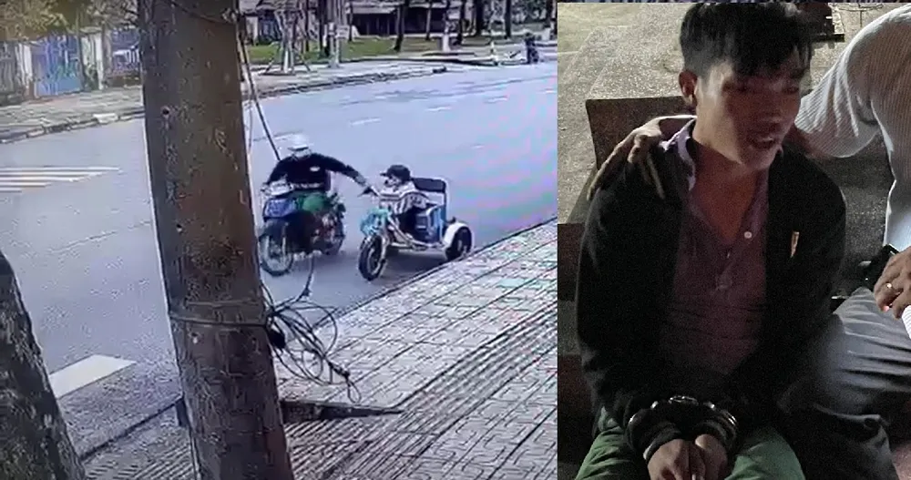 Bắt đối tượng nghiện đi cướp tài sản của người khuyết tật bán vé số ảnh 1