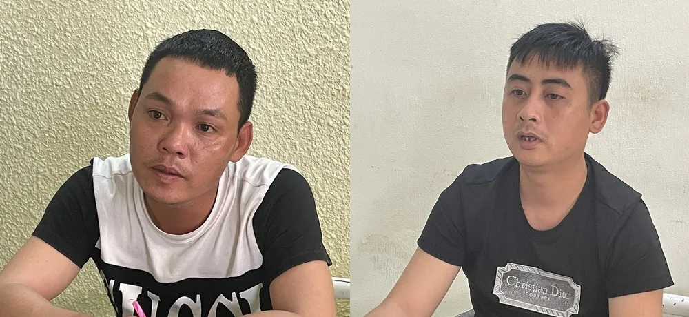 Đối tượng Đoàn Văn Hợp và Nguyễn Tuấn Anh Đối tượng Đoàn Văn Hợp và Nguyễn Tuấn Anh