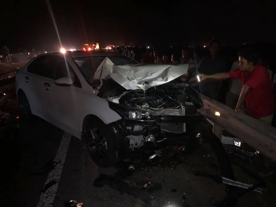 Hiện trường vụ tai nạn giao thông