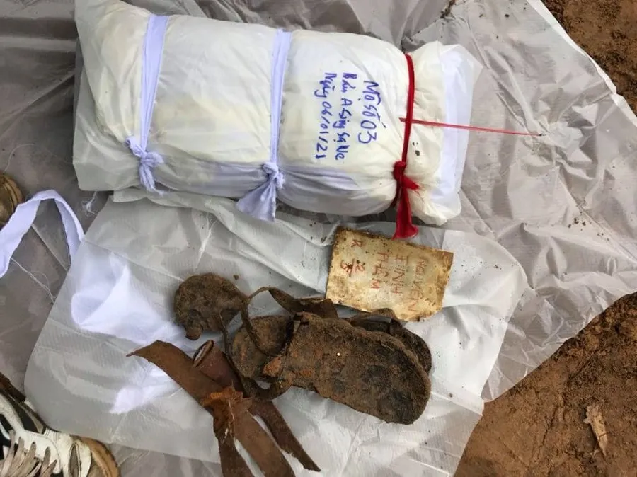 Phát hiện và quy tập 7 hài cốt liệt sĩ Việt Nam tại Lào ảnh 1