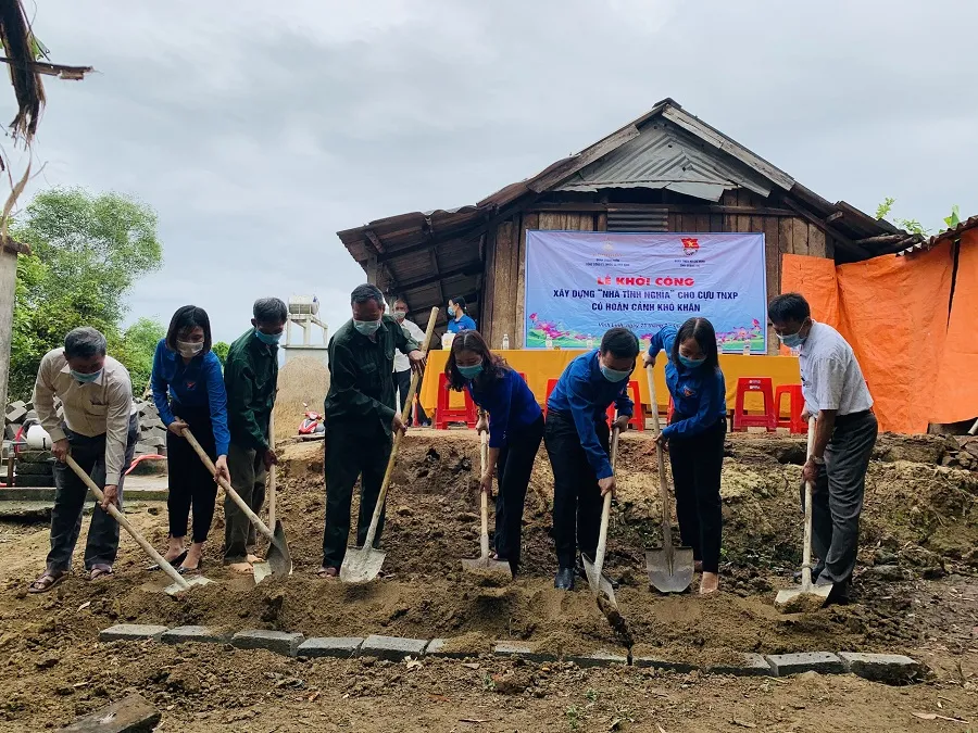 Quảng Trị: Xây dựng nhà tình nghĩa cho cựu TNXP có hoàn cảnh khó khăn ảnh 1