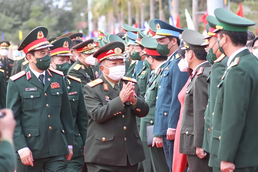 Giao lưu hữu nghị Quốc phòng biên giới Việt Nam - Lào lần thứ nhất ảnh 2