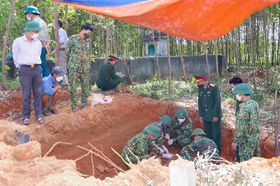 Quảng Trị: Quy tập được 7 hài cốt liệt sĩ ở địa bàn trong và ngoài nước ảnh 2