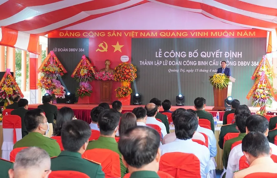 Thành lập Lữ đoàn Công binh cầu đường dự bị động viên 384 ảnh 2