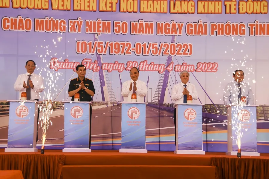 Quảng Trị: Khởi công dự án đường ven biển hơn 2.000 tỷ đồng ảnh 1