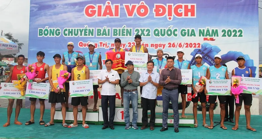 TPHCM giành huy chương vàng giải vô địch Bóng chuyền bãi biển quốc gia năm 2022 ảnh 1