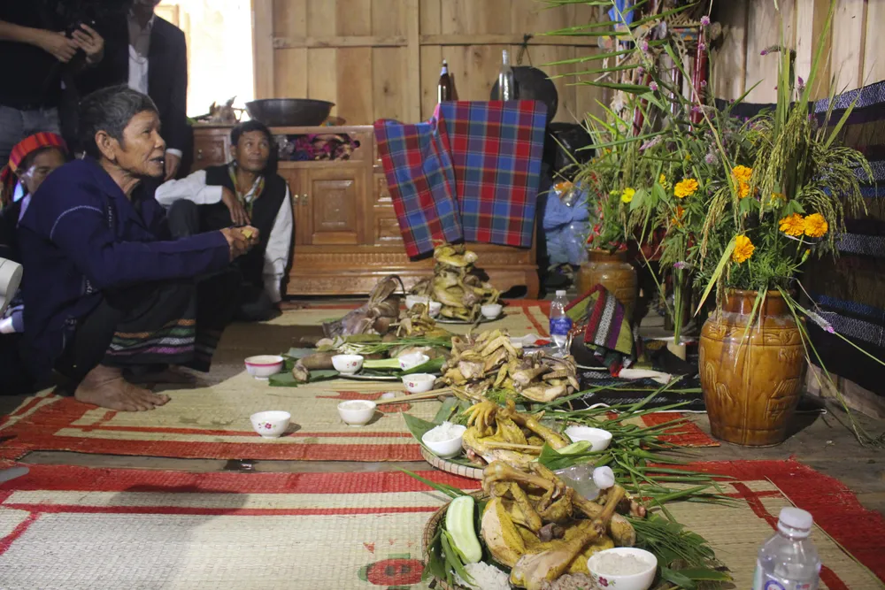 Quảng Trị: Độc đáo lễ mừng lúa mới của người Vân Kiều ảnh 6