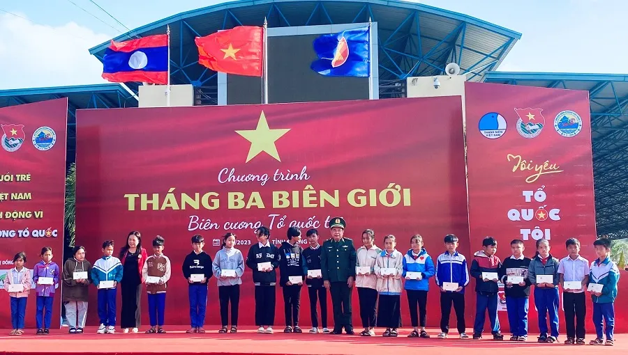 Lễ phát động chương trình “Tháng ba Biên giới” với chủ đề “Biên cương Tổ quốc tôi” được tổ chức tại Quảng Trị