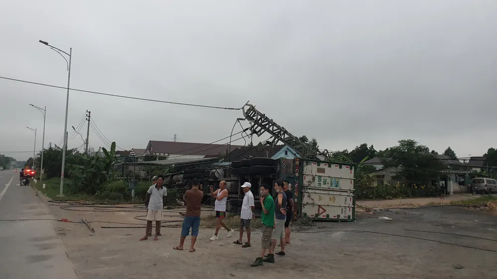 Hiện trường vụ tai nạn giao thông Hiện trường vụ tai nạn giao thông