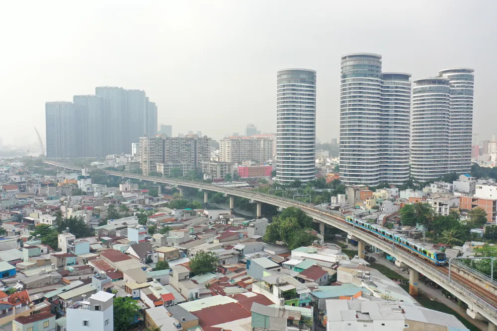 Khu đô thị Văn Thánh, phường Thạnh Mỹ Tây, TPHCM. Ảnh: HOÀNG HÙNG