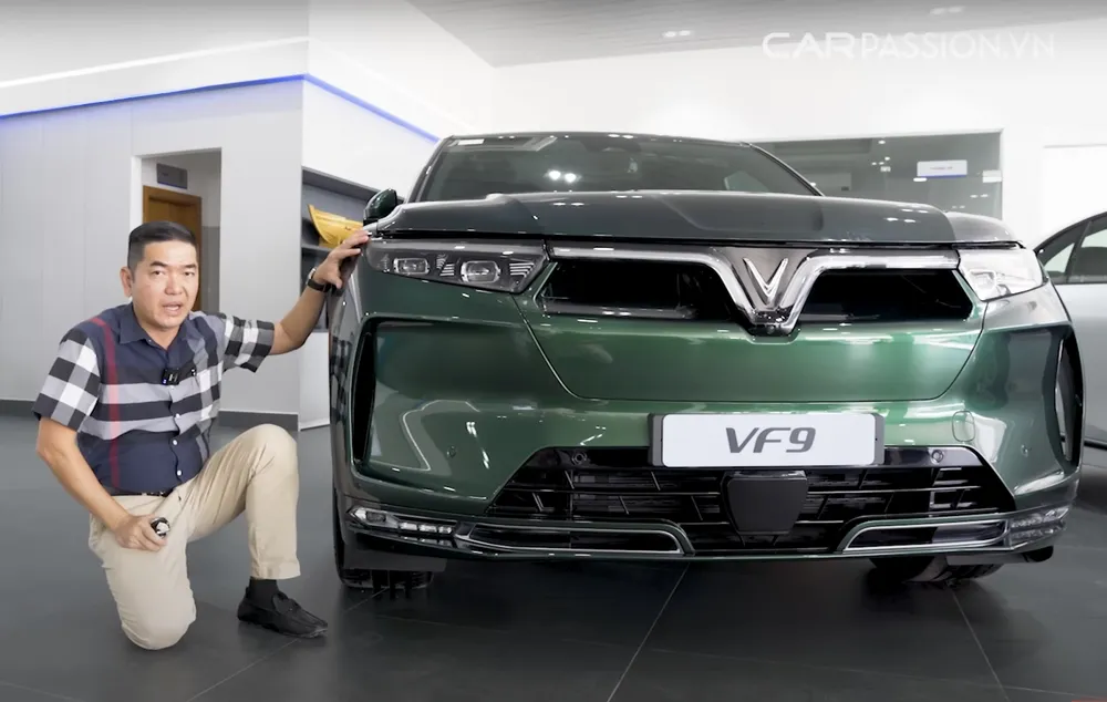 Thiết kế trên VF 9 được đánh giá là đẹp với những đường nét đậm chất khí động học. Nguồn: CarPassion