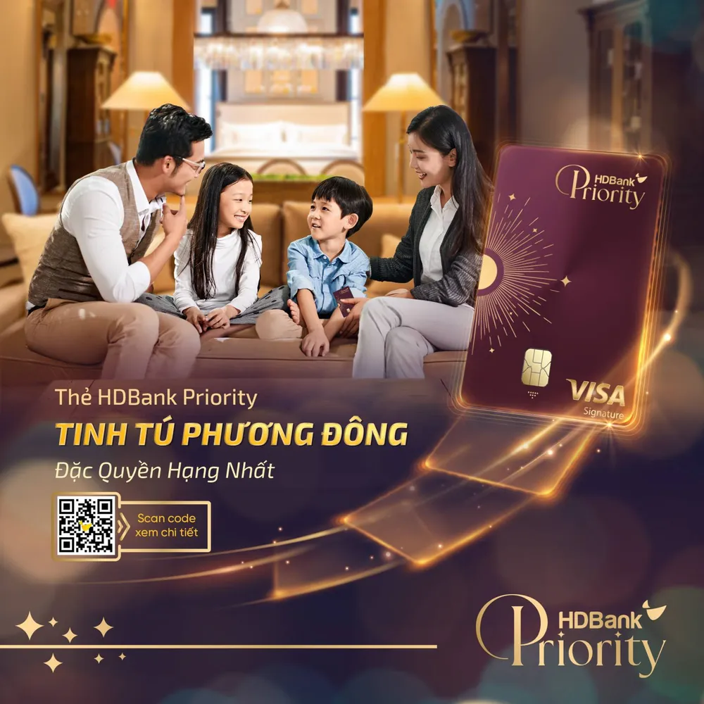 Thẻ tín dụng HDBank Priority – Tinh Tú Phương Đông Thẻ tín dụng HDBank Priority – Tinh Tú Phương Đông