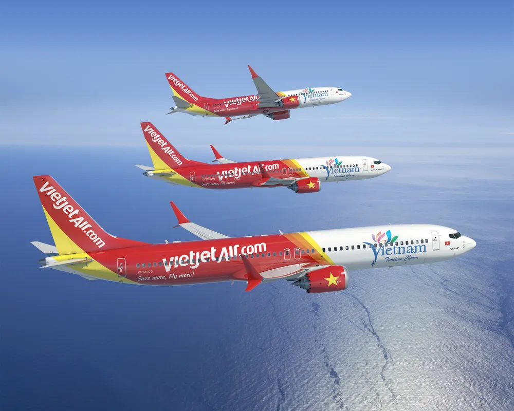Các máy bay Boeing hiện đại của Vietjet