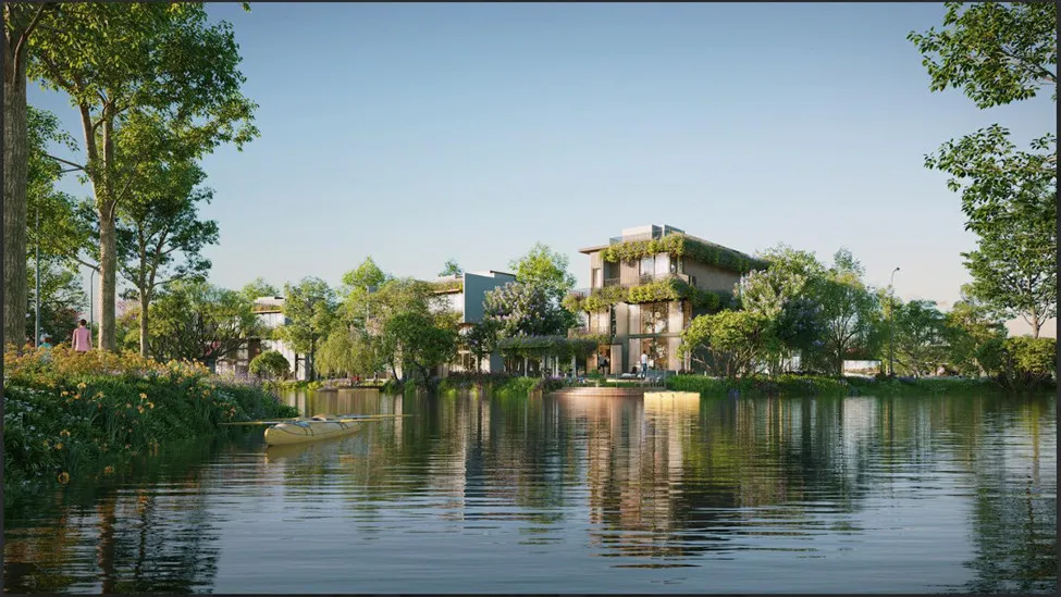 Riverwalk nằm trong Resort 6 sao Ecovillage Saigon River, cách nhà thờ Đức Bà 18 km