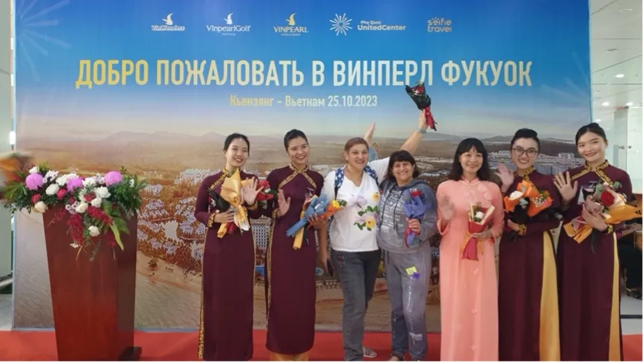 Du khách quốc tế được chào đón nồng hậu tại Phú Quốc