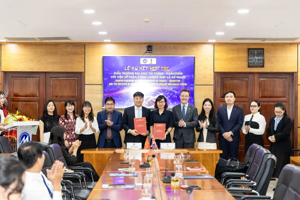 Lễ ký kết hợp tác giữa Viện Kế toán Công chứng Anh và xứ Wales  cùng Trường Đại học Tài chính - Marketing.jpg