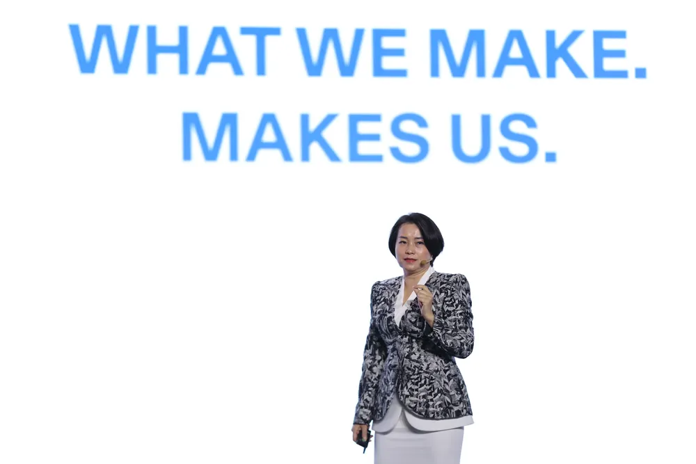 Bà Nguyễn Thị Phương - Tổng Giám đốc WinCommerce phát biểu tại sự kiện.JPG.jpeg