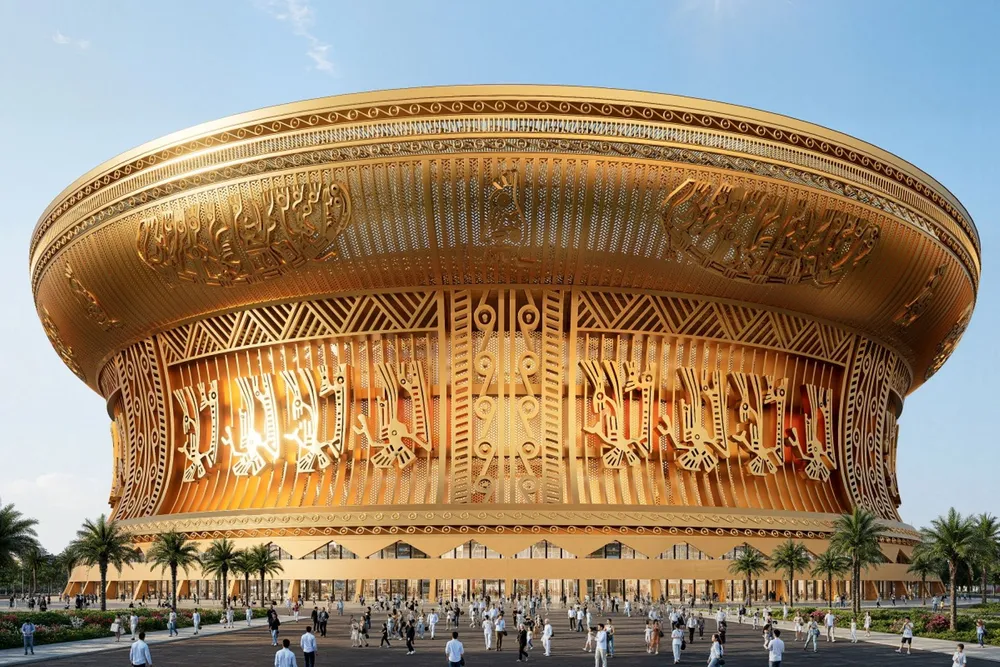 Ảnh 4 Phối cảnh sân vận động Trống Đồng sức chứa 135.000 chỗ ngồi đạt 2 kỷ lục sân vận động đạt chuẩn FIFA có sức chứa lớn nhất thế giới và sân vận động có mái che đóng mở tự động lớn nhất thế giới.jpg