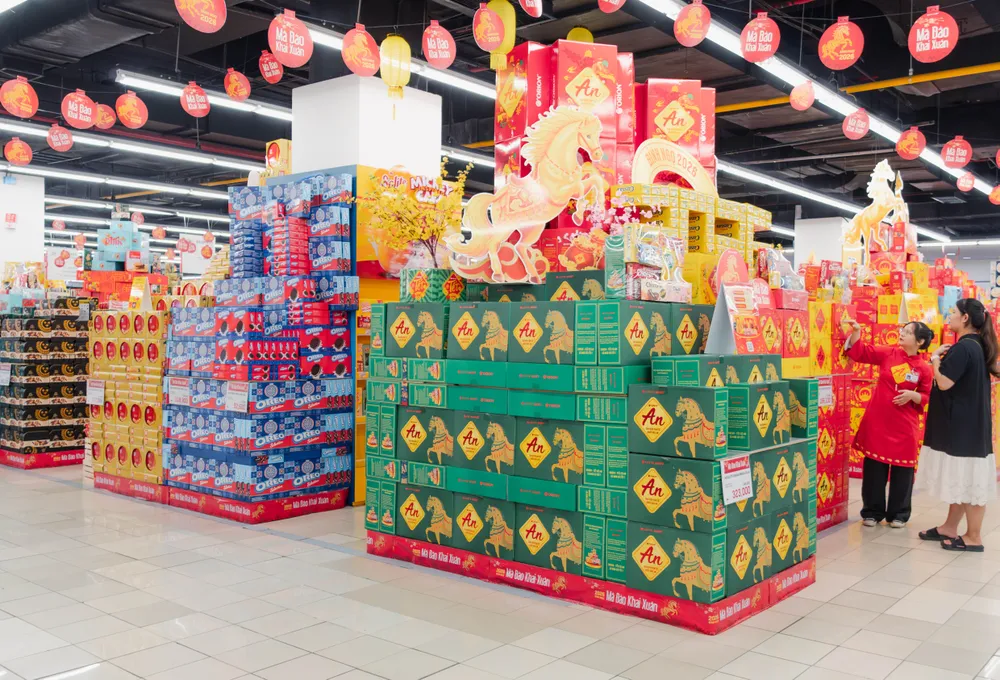 Đa dạng sản phẩm giỏ quà Tết được LOTTE MART giới thiệu đến người tiêu dùng trong năm nay.jpeg