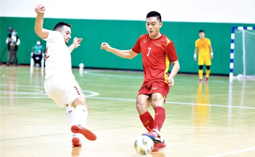 Đội tuyển futsal Việt Nam có lợi thế giữ sạch lưới trên sân nhà. Ảnh: LFA