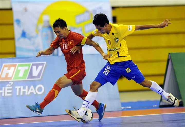 Danh thủ Nguyễn Bảo Quân là đội trưởng của đội tuyển futsal Việt Nam năm 2013. Ảnh: Tư liệu