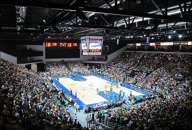 Đội tuyển futsal Việt Nam có 2 trận đấu tại vòng bảng World Cup 2021 tại nhà thi đấu Švyturys 