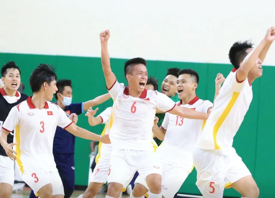 Đội tuyển futsal Việt Nam ra sân thi đấu vào khung giờ đẹp. Ảnh: FIFA 