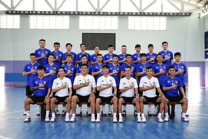 Futsal Sahako tại mùa giải 2021. Ảnh: ANH TRẦN