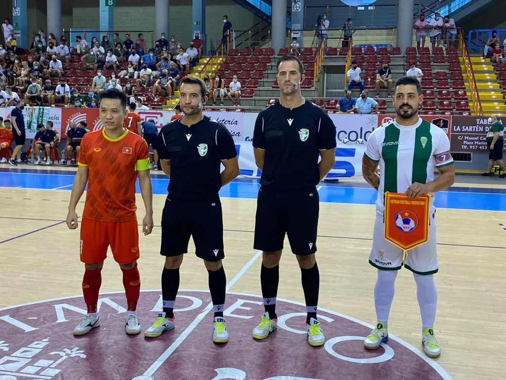 Đội tuyển futsal Việt Nam chia tay Tây Ban Nha bằng trận hòa ảnh 1