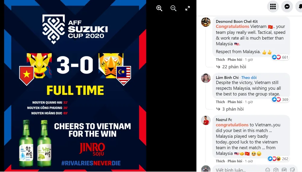 CĐV Malaysia: ‘Cầu thủ Việt Nam làm việc tốt hơn chúng ta’ ảnh 1