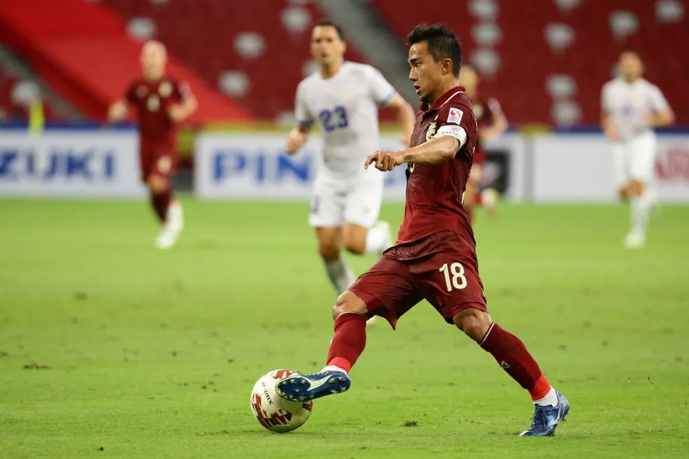 Thái Lan giành vé đầu tiên vào bán kết AFF Cup 2020 ảnh 1