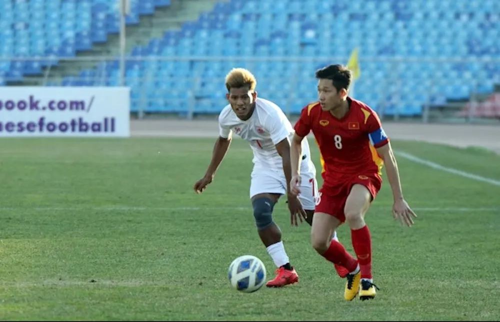 Myanmar sang UAE tập huấn chuẩn bị cho SEA Games 31. ẢNH: AFC