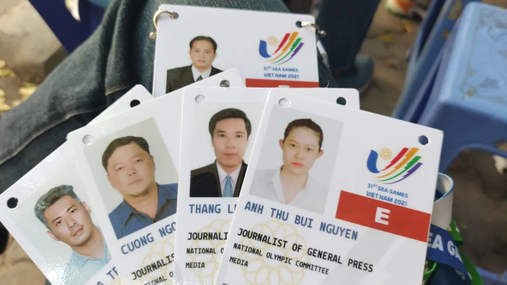 Háo hức với những tấm thẻ tác nghiệp SEA Games 31 ảnh 2