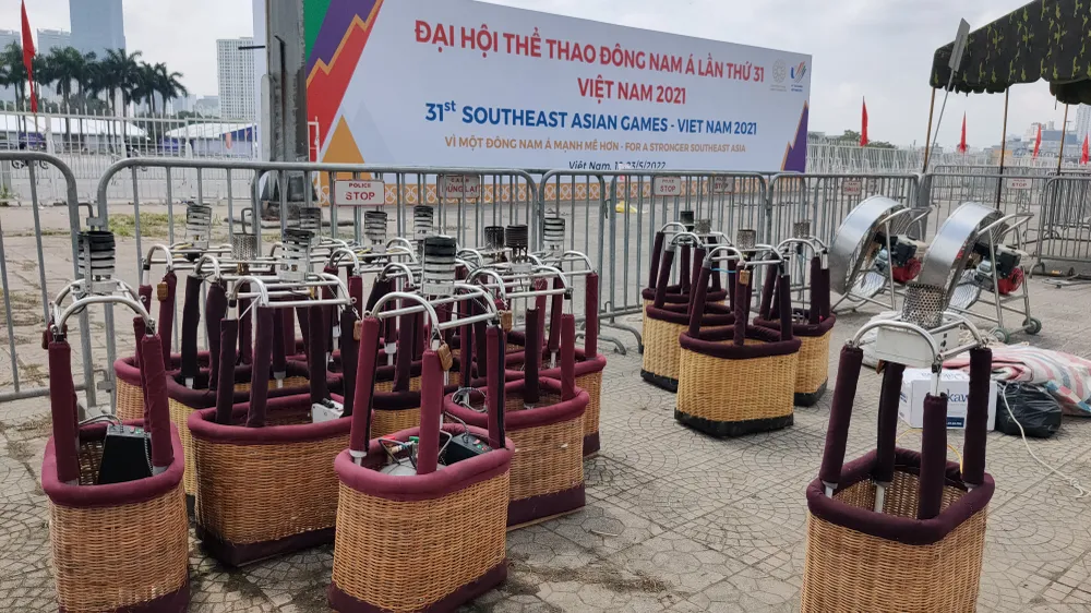 Sao La ‘bay lên trời’, chào 11 quốc gia dự SEA Games 31 ảnh 7