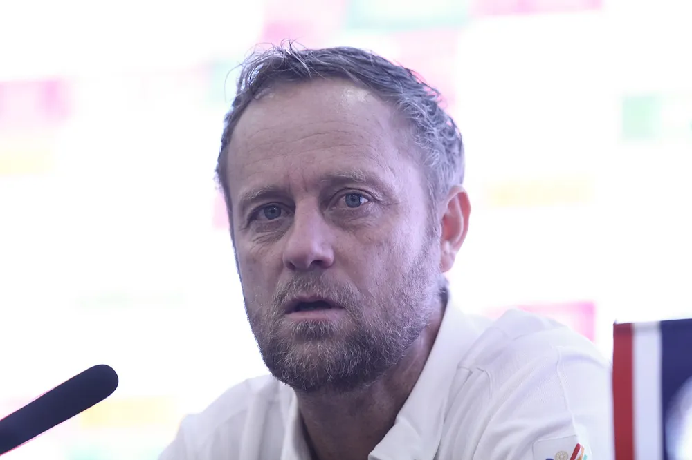 HLV Mano Polking thích những trận đấu khó như gặp U23 Việt Nam ở chung kết SEA Games 31. ẢNH: DŨNG PHƯƠNG