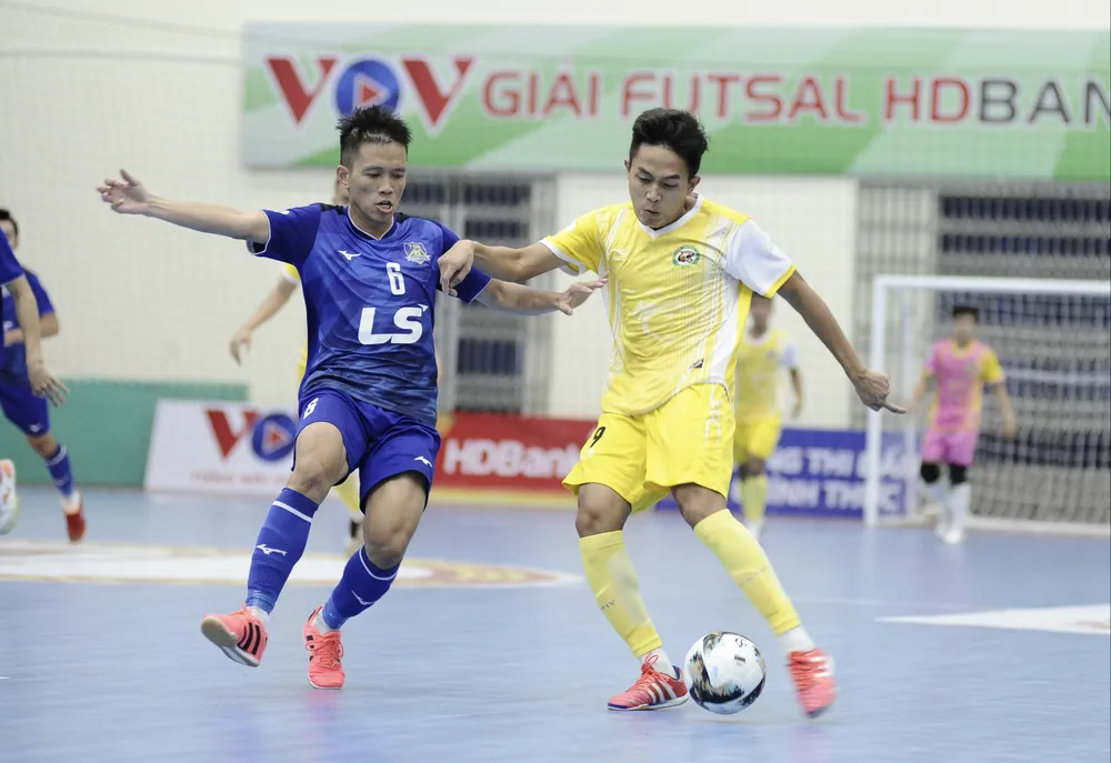 Thái Sơn Nam bị Sài Gòn FC chia điểm ở vòng 7. ẢNH: ANH TRẦN