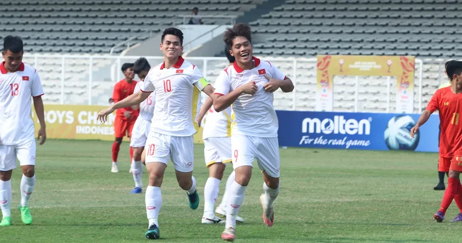 U19 Việt Nam xây chắc ngôi đầu bảng A. ẢNH: PHAN HỒNG