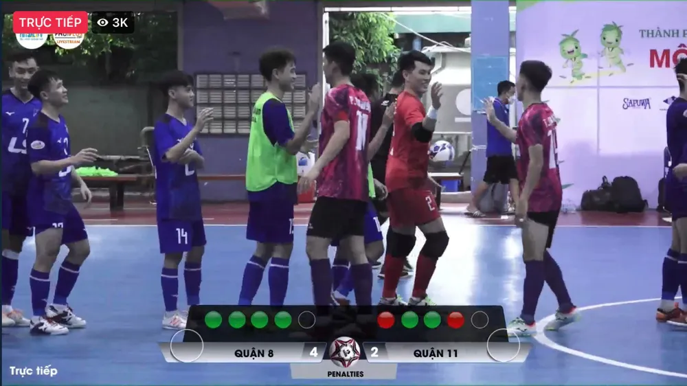 Đại hội TDTT TPHCM 2022: Quận 8 và quận Phú Nhuận vào chung kết futsal, kỷ lục người xem trực tuyến ảnh 1