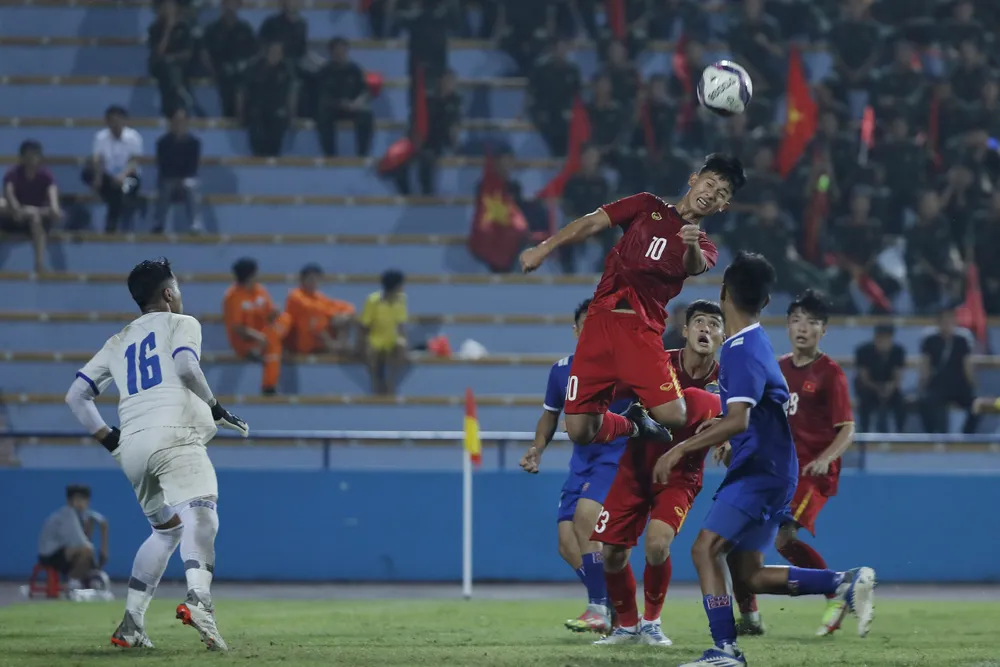Vòng loại U17 châu Á 2023: Việt Nam tiếp tục thắng đậm ảnh 1