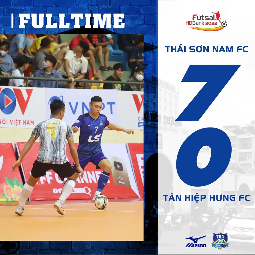 Giải futsal VĐQG 2022: Thái Sơn Nam “dội mưa” bàn thắng, Sahako xây chắc ngôi đầu ảnh 1