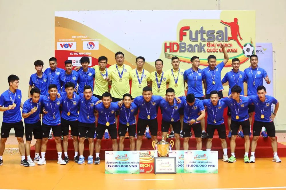 Sahako thắng lớn ở Giải futsal VĐQG 2022. ẢNH: ANH TRẦN