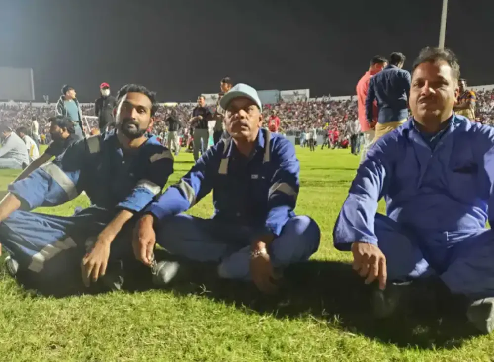 Niềm vui World Cup 2022 của công nhân nhập cư ở Qatar ảnh 1