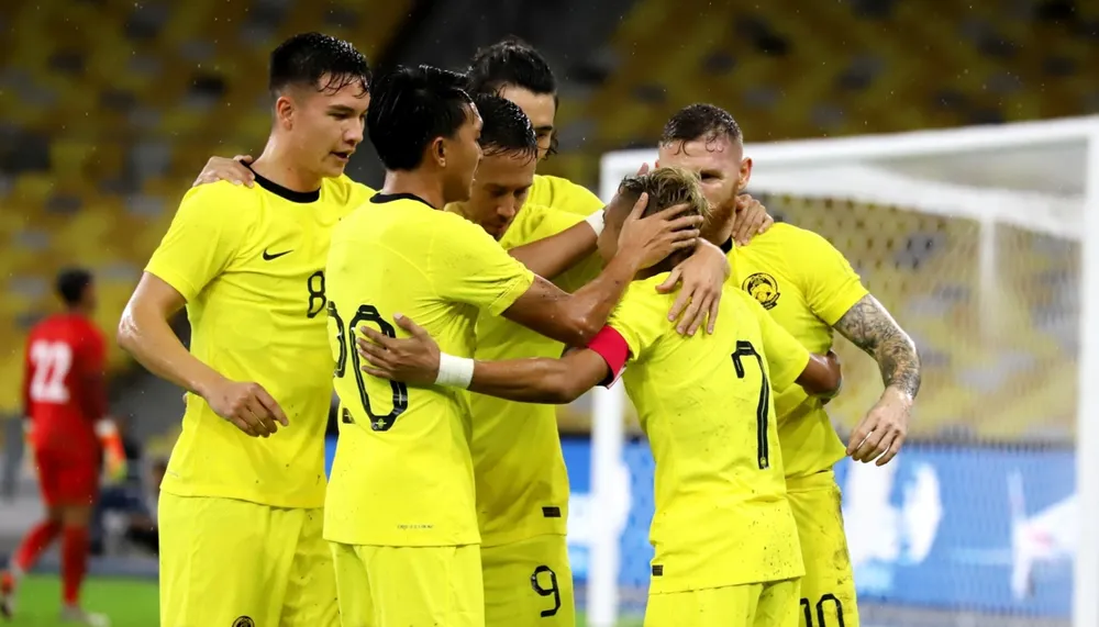 Malaysia thắng đậm Campuchia trước thềm AFF Cup 2022. ẢNH: FAM