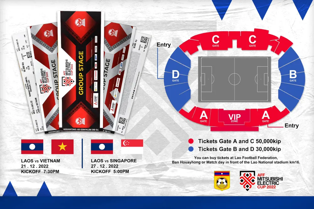 Vé xem trận Lào - Việt Nam có giá cao nhất gần 70.000 đồng ảnh 1