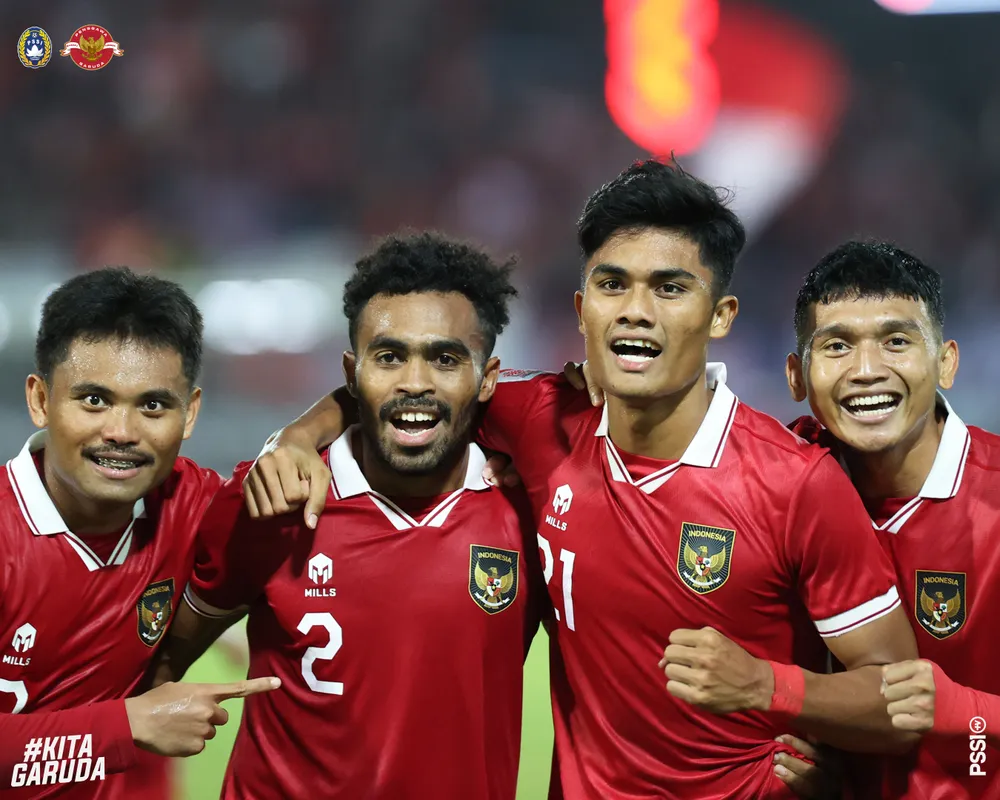 Đã có 7 cầu thủ Indonesia thay nhau lập công sau 2 trận đã đấu. ẢNH: PSSI