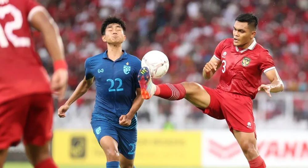 Thái Lan và Indonesia khả năng cao giành vé đi tiếp ở bảng A. ẢNH: PSSI