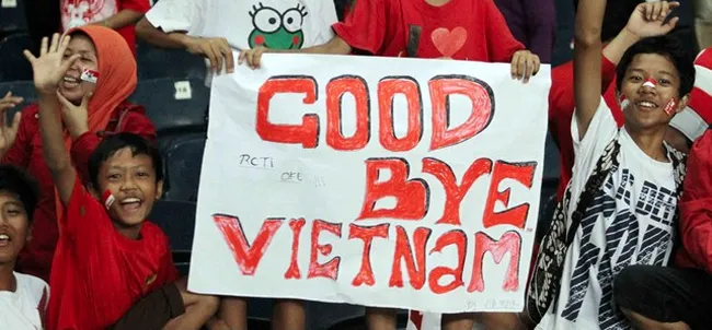 Hình ảnh "Goodbey Vietnam" ở trận bán kết SEA Games 2011 từng là nỗi ám ảnh với các CĐV Việt Nam trong một khoảng thời gian dài